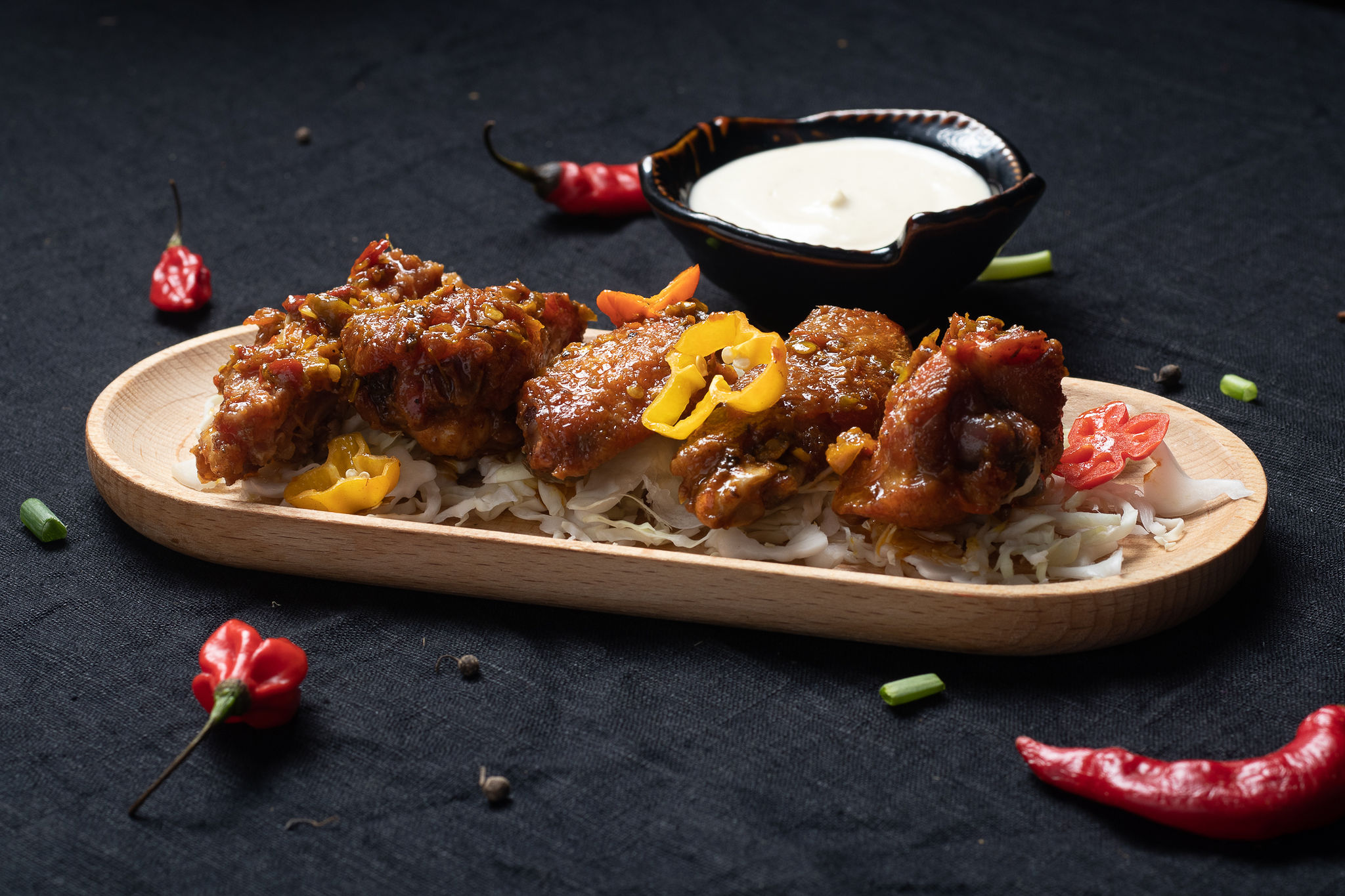 Peppered Chicken wings
