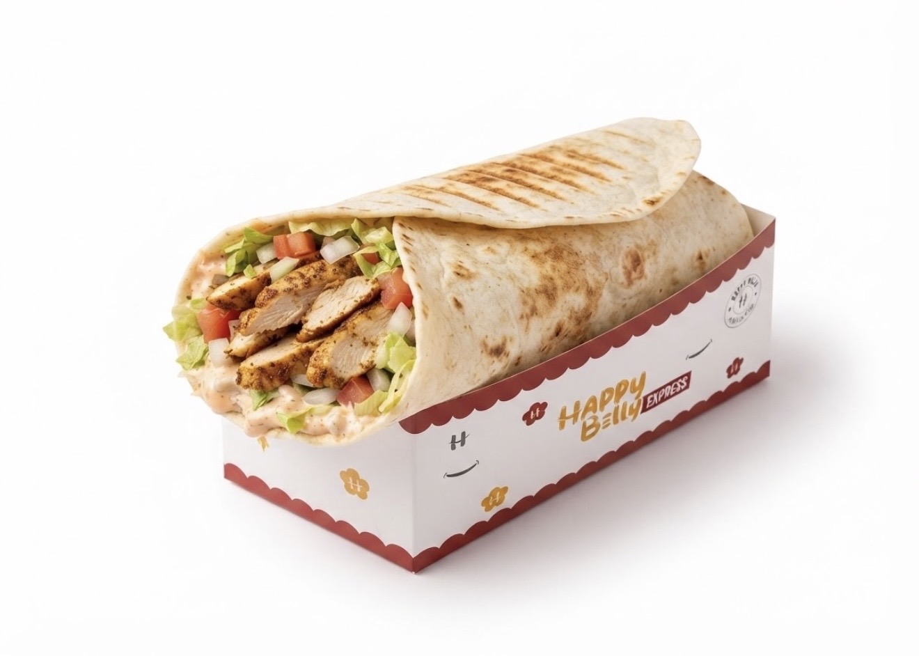 Chicken Suya Shawarma